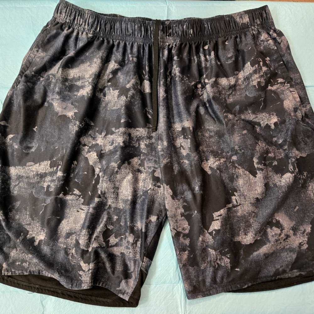 Black and Gray Athletic Shorts